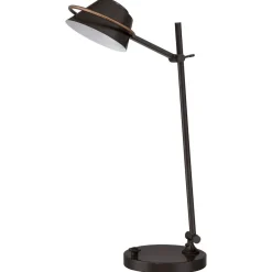 Elstead LED Schreibtischleuchte dimmbar in Bronze verstellbar< Led Lampen|Tischlampen