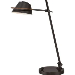 Elstead LED Schreibtischleuchte dimmbar in Bronze verstellbar< Led Lampen|Tischlampen