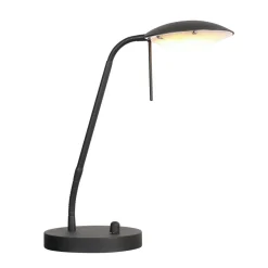 Steinhauer LED Schreibtischleuchte dimmbar Schwarz 46 cm 2700 K< Nachttischlampen|Schreibtischlampen