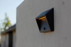 Solarleuchten|Led Außenleuchten*Eco-Light LED Solar Außenwandlampe Bewegungsmelder IP44 900 lm