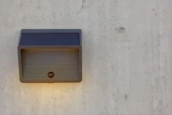 Solarleuchten|Led Außenleuchten*Eco-Light LED Solar Außenwandlampe Bewegungsmelder IP44 900 lm