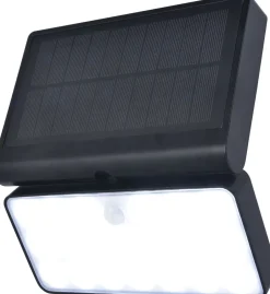 Solarleuchten|Led Außenleuchten*Eco-Light LED Solar Wandlampe Bewegungsmelder dimmbar 8 W IP44