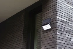 Solarleuchten|Led Außenleuchten*Eco-Light LED Solar Wandlampe Bewegungsmelder dimmbar 8 W IP44