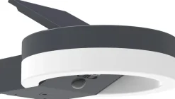 Eco-Light LED Solar Wandlampe Sensor Anthrazit IP54 12 W 4000 K< Solarleuchten|Led Außenleuchten