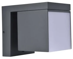 Eco-Light LED Solar Wandleuchte Bewegungsmelder IP54 H:13,5 cm< Metall Lampen|Solarleuchten