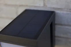 Eco-Light LED Solar Wandleuchte Bewegungsmelder IP54 H:13,5 cm< Metall Lampen|Solarleuchten