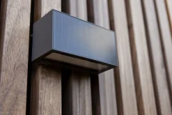 Solarleuchten|Led Außenleuchten*Eco-Light LED Solar Wandleuchte Bewegungssensor Anthrazit 3000 K