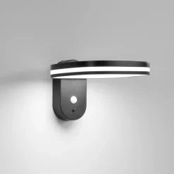 Eco-Light LED Solar Wandspot mit Bewegungsmelder 6 W verstellbar< Solarleuchten|Led Außenleuchten