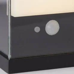 Metall Lampen|Solarleuchten*Searchlight LED Solarlampe Außen mit Bewegungsmelder Aluminium IP54