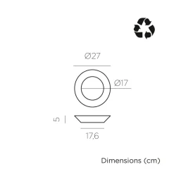 Newgarden LED Solarleuchte Wand IP65 3500 K Ø 27 cm rund Fernbedienung< Badezimmer Lampe|Solarleuchten