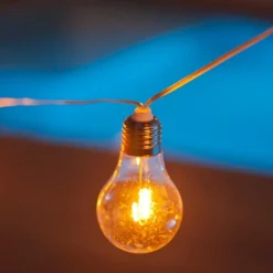 Außenlichterketten|Solarleuchten*Newgarden LED Solarlichterkette IP44 4,5 m lang 2700 K Transparent