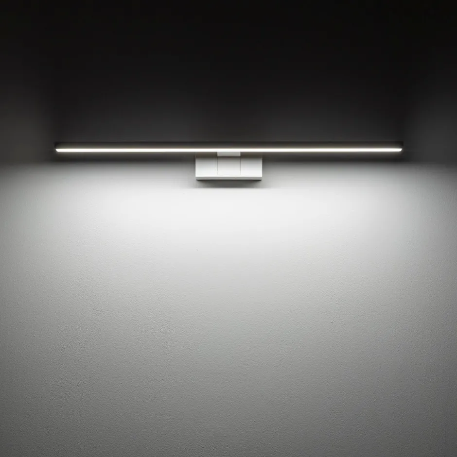 Led Lampen|Wandleuchten*Nowodvorski LED Spiegelleuchte 4000 K 950 lm IP44 Weiß B: 60 cm