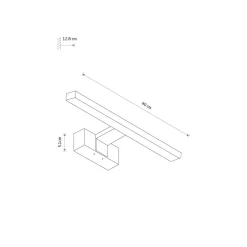 Nowodvorski LED Spiegelleuchte Bad IP44 Chrom Aluminium 4000 K 650 lm< Led Lampen|Wandleuchten