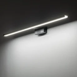 Nowodvorski LED Spiegelleuchte IP44 Schwarz 4000 K neutralweiß< Wohnzimmerlampen|Metall Lampen