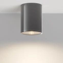 Led Außenleuchten|Moderne Außenleuchten*Maytoni LED Spot Leuchte Decke Aufputz Metall IP65 800 lm rund