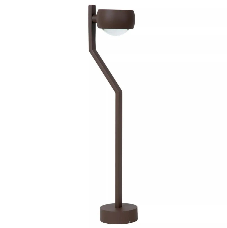 LED Stehlampe Aluminium Rostbraun IP54 50 cm 2700 K< Wegeleuchten|Led Außenleuchten