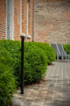 Wegeleuchten|Led Außenleuchten* LED Stehlampe Aluminium Schwarz 100 cm IP65 3000 K