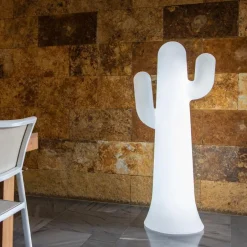 Newgarden LED Stehlampe außen 139 cm Stecker Kabel IP65 6000 K Kaktus< Metall Lampen|Wegeleuchten