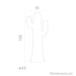 Newgarden LED Stehlampe außen Akku 139cm Kaktus Dimmer Farbwechsel IP65< Metall Lampen|Wegeleuchten