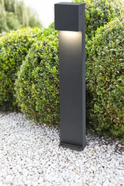 Eco-Light LED Stehlampe außen Aluminium IP54 10 W 65 cm Anthrazit< Metall Lampen|Wegeleuchten
