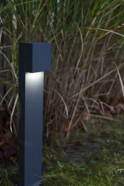 Eco-Light LED Stehlampe außen Aluminium IP54 10 W 65 cm Anthrazit< Metall Lampen|Wegeleuchten