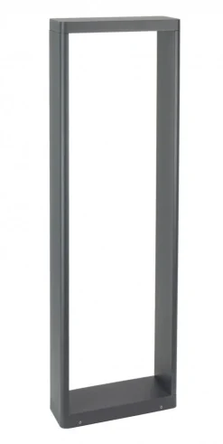 Wegeleuchten|Led Außenleuchten*SU-MA LED Stehlampe außen Aluminium Glas IP65 9 W 75 cm hoch