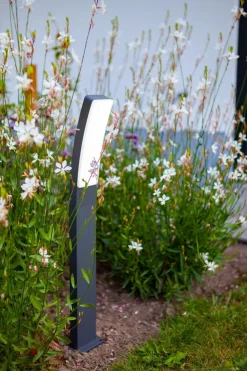 Metall Lampen|Wegeleuchten*Eco-Light LED Stehlampe Außen Aluminium 74 cm 4000 K 1100 lm IP54
