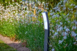 Metall Lampen|Wegeleuchten*Eco-Light LED Stehlampe Außen Aluminium 74 cm 4000 K 1100 lm IP54