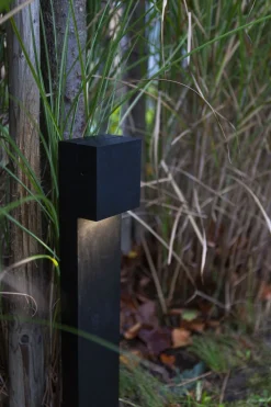 Eco-Light LED Stehlampe außen Schwarz IP54 10 W 65 cm Aluminium< Metall Lampen|Wegeleuchten