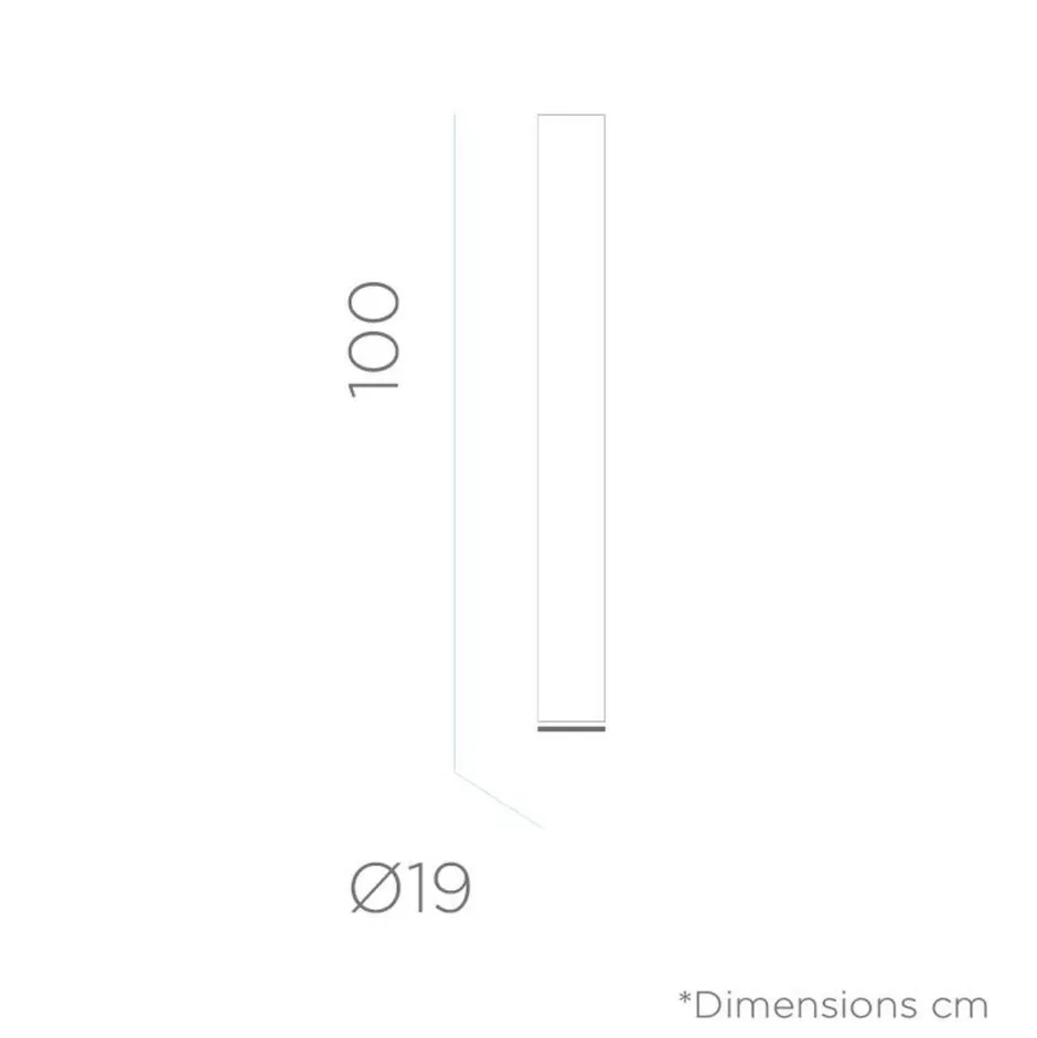 Metall Lampen|Wegeleuchten*Newgarden LED Stehlampe außen Weiß 100 cm IP65 6500 K Stecker Kabel