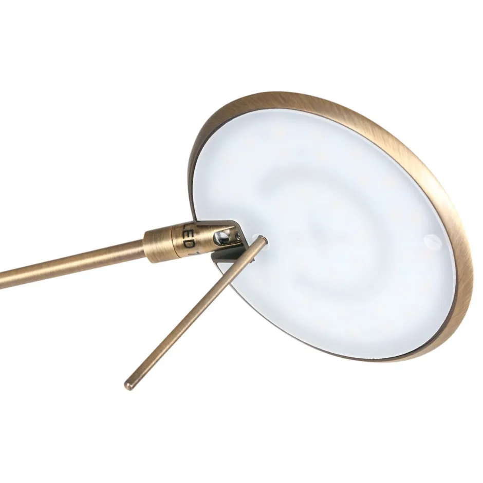 Led Lampen|Stehlampen*Steinhauer LED Stehlampe in Bronze 185 cm flexibel dimmbar