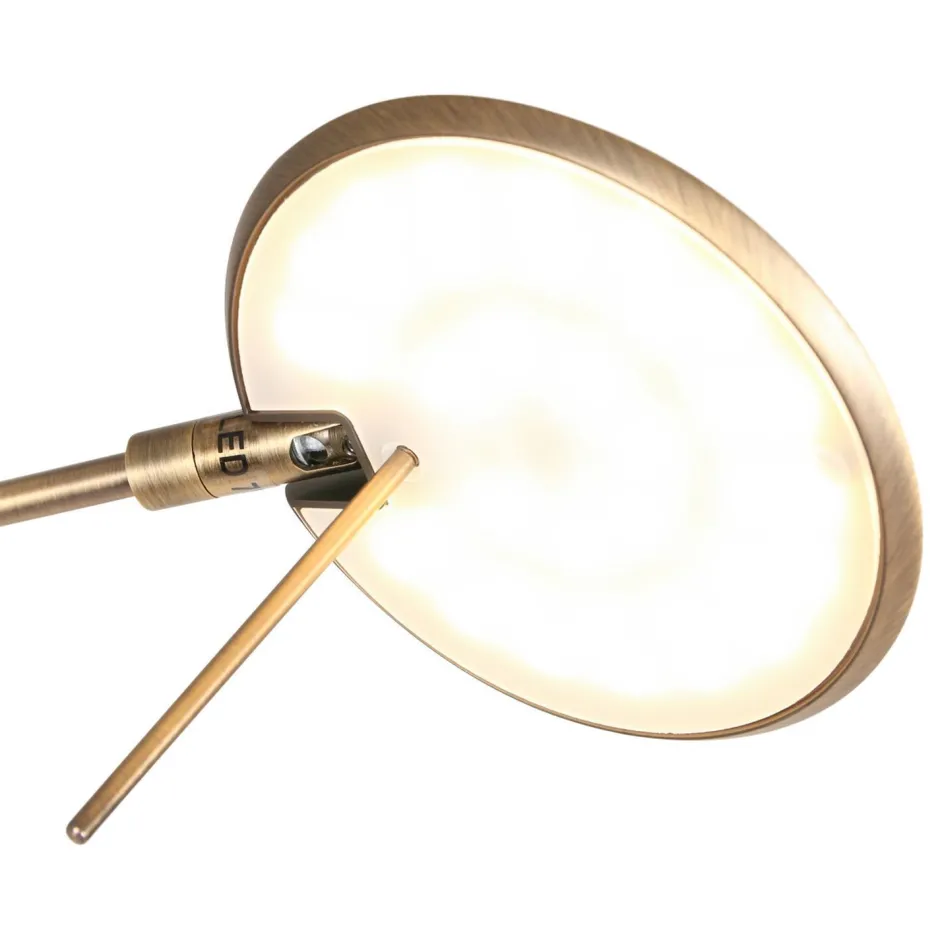 Led Lampen|Stehlampen*Steinhauer LED Stehlampe in Bronze 185 cm flexibel dimmbar