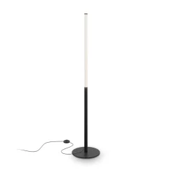 Led Lampen|Designerlampen*Maytoni LED Stehlampe Metall Aluminium 130 cm Schwarz Weiß rund