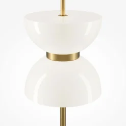 Led Lampen|Designerlampen*Maytoni LED Stehlampe Metall Glas 145 cm rund 1300 lm Modern