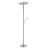 Wohnzimmerlampen|Metall Lampen*Paul Neuhaus LED Stehlampe mit Lesearm in Stahl Glas 200 cm 5770 lm