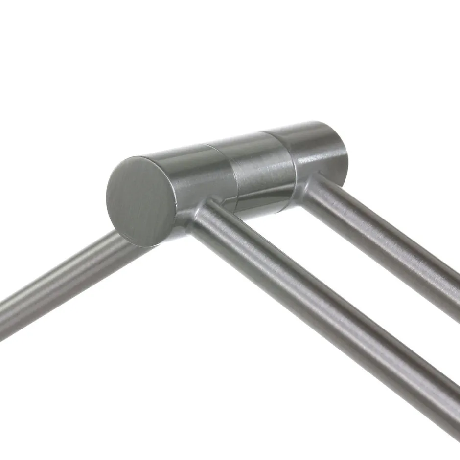 Led Lampen|Stehlampen*Steinhauer LED Stehlampe Modern in Stahl 185 cm flexibel dimmbar