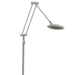 Led Lampen|Stehlampen*Steinhauer LED Stehlampe Modern in Stahl 185 cm flexibel dimmbar