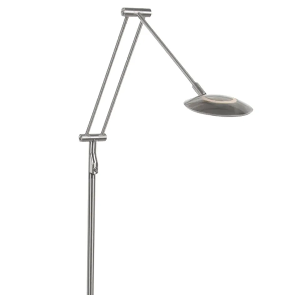 Led Lampen|Stehlampen*Steinhauer LED Stehlampe Modern in Stahl 185 cm flexibel dimmbar