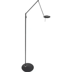 Steinhauer LED Stehlampe Modern Schwarz 185 cm beweglich dimmbar< Led Lampen|Stehlampen