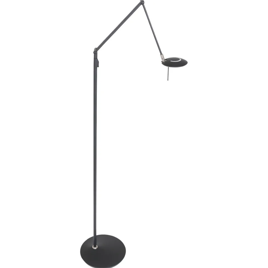 Steinhauer LED Stehlampe Modern Schwarz 185 cm beweglich dimmbar< Led Lampen|Stehlampen