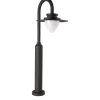 Metall Lampen|Wegeleuchten*Searchlight LED Stehlampe Outdoor Aluminium IP54 Grau Weiß 79,5 cm