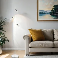 Glaslampen|Moderne Lampen*WOFI LED Stehlampe Wohnzimmer verstellbare Schirme