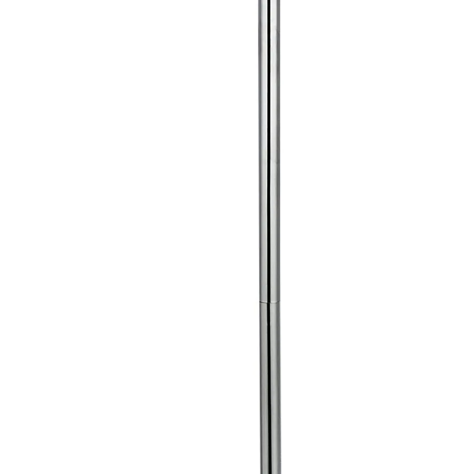 Glaslampen|Kugellampen*Searchlight LED Stehleuchte 3000 K 151 cm Glas Metall Chrom Weiß