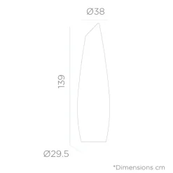 Metall Lampen|Wegeleuchten*Newgarden LED Stehleuchte außen 140 cm IP65 6000 K Stecker Kabel