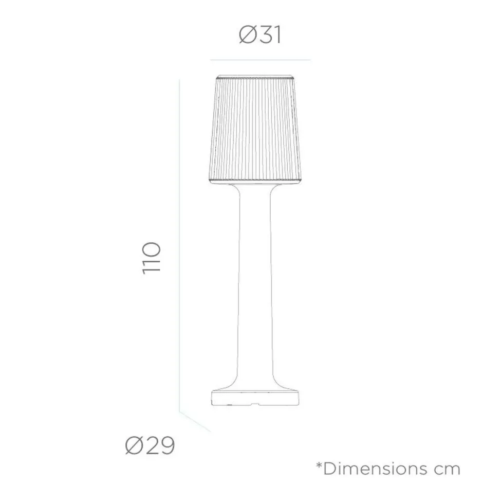 Newgarden LED Stehleuchte außen 110 cm Weiß IP65 2700 K Kabel Stecker< Metall Lampen|Wegeleuchten