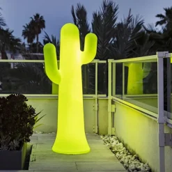 Metall Lampen|Wegeleuchten*Newgarden LED Stehleuchte außen 139 cm IP65 6000K Grün Kaktus mit Kabel