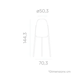 Newgarden LED Stehleuchte außen IP65 144 cm Dreibein Dimmer Farbwechsel< Wegeleuchten|Moderne Außenleuchten
