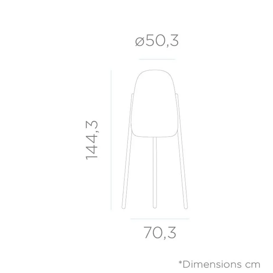 Newgarden LED Stehleuchte außen IP65 144 cm Dreibein Dimmer Farbwechsel< Wegeleuchten|Moderne Außenleuchten