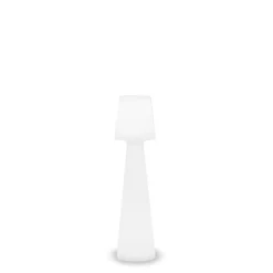 Newgarden LED Stehleuchte außen IP65 165cm Weiß 6000K Stecker Kabel< Metall Lampen|Wegeleuchten