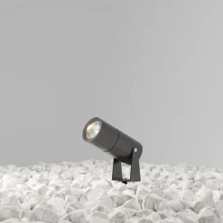 Moderne Außenleuchten|Wegeleuchten*Maytoni LED Stehleuchte außen mit Erdspieß Glas Aluminium IP65